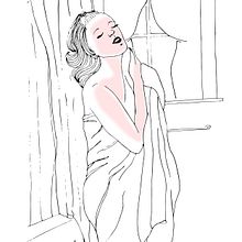 Placeres de invierno. Ilustração tradicional projeto de María Bravo Guisado - 07.01.2015