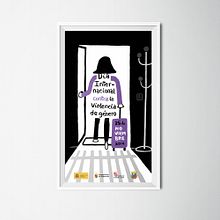 Día Internacional contra la violencia de género . Graphic Design, and Traditional illustration project by Sara Ferreras García - 01.07.2015