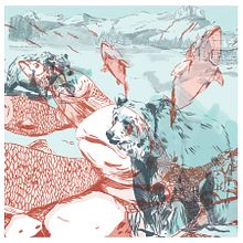Calendario Cuarenta Patas (Junio). Un projet de Illustration traditionnelle de Carolina Jiménez Domínguez - 08.01.2015