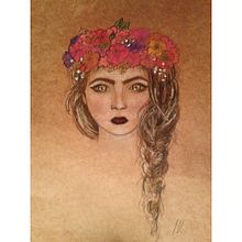 girl illustration. Een project van Traditionele illustratie van Isa Vice - 08.01.2015