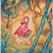 Caperucita. Portfolio Galstheo 2014. Traditional illustration project by Galstheo - 01.10.2015