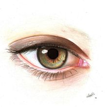 Ojos. Fine Arts, and Traditional illustration project by Maru Stahl - 11.22.2014