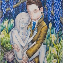 Aurora 2#. Traditional illustration project by Galstheo - 01.10.2015
