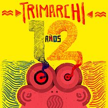 CONCURSO DE DISEÑO:  VINILO TRIMARCHI. Un proyecto de Diseño e Ilustración tradicional de Matias Fuentes - 11.01.2015