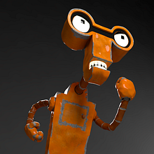 Roberto - Futurama Character. 3D project by Juanma Ramiau - 10.09.2014