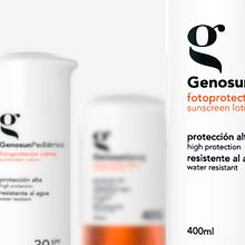 Gama de protectores solares Genové Ein Projekt aus dem Bereich Br, ing und Identität, Produktdesign, Grafikdesign und Verpackung von Miriam Vilaplana Payà - 09.06.2014
