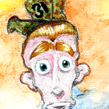 Leñador  woodcutter. Projekt z dziedziny Trad, c i jna ilustracja użytkownika Jaime Lopez Boyero - 13.01.2015