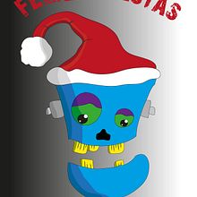 MONSTRUILLO NAVIDEÑO. Traditional illustration project by EDUARDO GARCIA ALCALDE - 01.13.2015