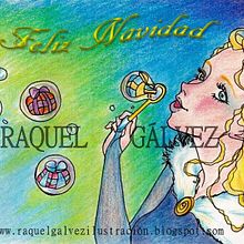 ¡Felices fiestas!. Artes plásticas e Ilustração tradicional projeto de Raquel Gálvez - 13.01.2015
