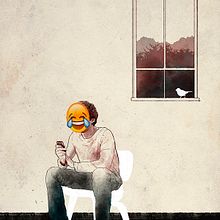 Redes sociales: historias mínimas. Een project van Traditionele illustratie van Oscar Giménez - 14.01.2015