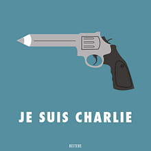 Je suis Charlie. Graphic Design, and Traditional illustration project by beitebe - 01.14.2015