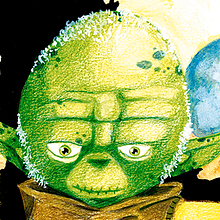 Yoda Master. Projekt z dziedziny Trad, c i jna ilustracja użytkownika Jaime Lopez Boyero - 14.01.2015
