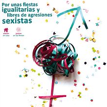 Cartel Fiestas igualitarias. Un projet de Design  de Cristina Dobaran Bahón - 14.06.2012
