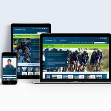 Movistar Team Web 2015. Un projet de Direction artistique, Design graphique , et Webdesign de Álvaro Melgosa - 15.01.2015