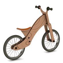 Una bicicleta de madera. Un progetto di 3D di Juan Carlos Blanco - 17.01.2015