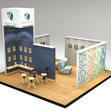 Diseño de stand. Un progetto di 3D, Architettura e Architettura d'interni di Juan Carlos Blanco - 17.01.2015