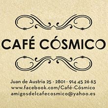 Tarjeta + Flyer comercial para "Café Cósmico". Un projet de Design graphique de Alex M. Díez - 18.01.2015