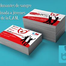 Tarjeta donantes de sangre destinada para jóvenes. Product Design project by Santos Barrios Gragero - 01.18.2015