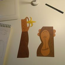 experimento. Collage, Character Design, and Traditional illustration project by AlexF - 01.19.2015