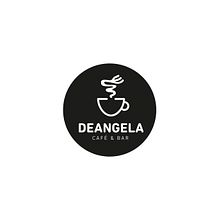 DEANGELA café & bar logo. Br, ing & Identit project by Flavia Bernárdez - 01.19.2015