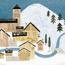 Calendario promo "Julieta y el silencio del río". Un proyecto de Ilustración tradicional de Romina Martí - 19.01.2015