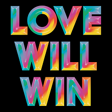 LOVE WILL WIN . Calligraph, Graphic Design, T, and pograph project by Sergi - 11.19.2014