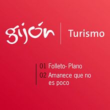 Gijón - Turismo: Folleto y plano . % deOtraForma tarafından hazırlanan Editöryal Tasarım, Ve Pazarlama projesi - 05.20.2014