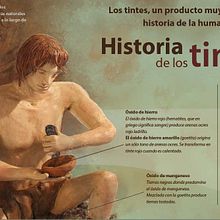 Infografía: Historia de los tintes. Sculpture, Infographics, Design Management, Information Design, Photograph, Post-production, Pencil Drawing, and Drawing project by María Mercedes Rodríguez Méndez - 01.20.2015