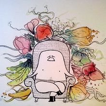Guy in undies. Un proyecto de Diseño de personajes e Ilustración tradicional de Heura Salinas Vilaseca - 21.01.2015
