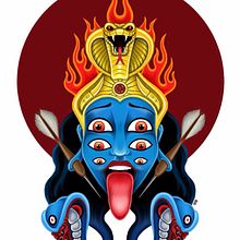 KALI CRUSH Ein Projekt aus dem Bereich Design von Figuren, Grafikdesign und Traditionelle Illustration von Victoria Nuñez Moncada - 22.01.2015