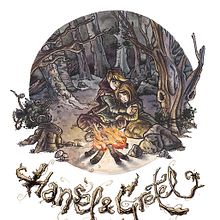 Hänsel und Gretel. Direção de arte, Design editorial, Design gráfico, Ilustração tradicional, e Pintura projeto de Jesus Vetia - 22.01.2015