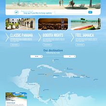 BlueSky Airlines Website. Un progetto di Web design, UX / UI e Direzione artistica di Jonathan Dominguez - 10.11.2014