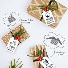 Newsletter Navidad para Bloi · Ecological Fashion. Un proyecto de Br, ing e Identidad, Diseño gráfico e Ilustración tradicional de Anna Llopis - 31.12.2014