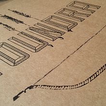 Toundra. Arts, Crafts, Design, Product Design, Graphic Design, Traditional illustration, Music, and Packaging project by Lady Dot. - 06.13.2014