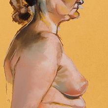 Model drawing / Dibujo de modelo. Een project van  Beeldende kunst van Laura Portolés Moret - 25.01.2015