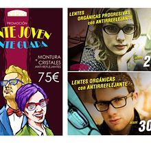 Proyectos de Óptica. Un progetto di Graphic design, Illustrazione tradizionale e Pubblicità di Punts suspensius ilustración y diseño - 25.01.2015