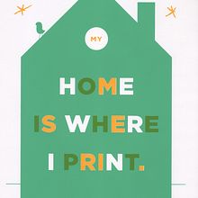 My home is where i print. Un proyecto de Bellas Artes, Diseño y Serigrafía de Barba - 28.01.2015