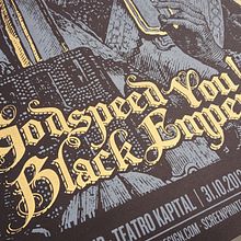 GODSPEED YOU! BLACK EMPEROR. Un projet de Design graphique, Illustration traditionnelle , et Sérigraphie de Xavi Forné - 26.01.2015