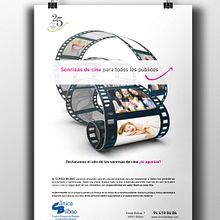 Cartel publicitario. 25 años clínica bilbao. Un proyecto de Diseño gráfico de Laura Ibarra Pérez - 26.08.2014