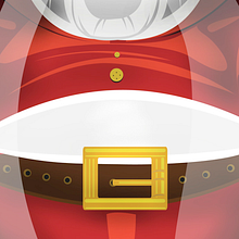 ILUSTRACIÓN "PAPA NOËL". Een project van  Ontwerp y Traditionele illustratie van Aitor Lains Mendez - 14.12.2013