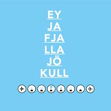 Eyjafjallajökull. Design, Graphic Design, Traditional illustration, T, and pograph project by Julio Gárnez - 01.26.2015