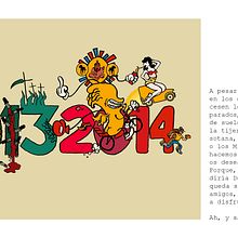 Felicitación 2014. Traditional illustration project by JJ Mancho - 12.24.2013