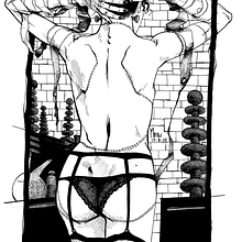 Bride of Frankenstein (Sexy). Un proyecto de Ilustración tradicional de Martín Enrique Pelozo - 16.08.2015