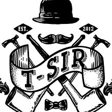 T-Sir Clothing Co.. Graphic Design, and Traditional illustration project by Óscar Postigo - 05.06.2013
