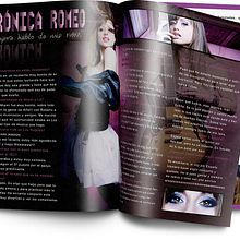 Diseño y maquetación de la revista juvenil LA VOZ DE VERO. Design gráfico projeto de Laura Cañadilla - 27.01.2015