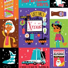 2014 Xmas card. Character Design, and Traditional illustration project by Olivier Fritsch - 12.23.2014