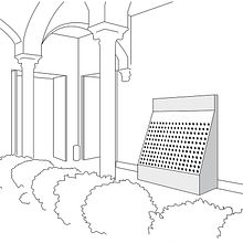Mueble de audioguías para el Museo Picasso. Industrial Design project by Fernando Nagore González - 01.29.2015