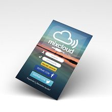 Diseño de App "Mixcloud Electro". Graphic Design, Interactive Design, Web Design, and Multimedia project by Jorge Cáliz - 01.29.2015