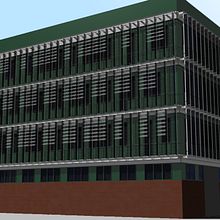 Render concurso edificio UPC. Un proyecto de 3D y Arquitectura de Marc Vidiella - 30.01.2015
