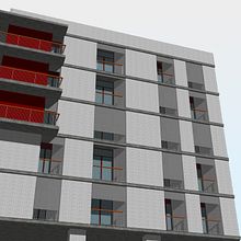 Renders residencias Santa Coloma de Gramenet. Un proyecto de 3D y Arquitectura de Marc Vidiella - 30.01.2015